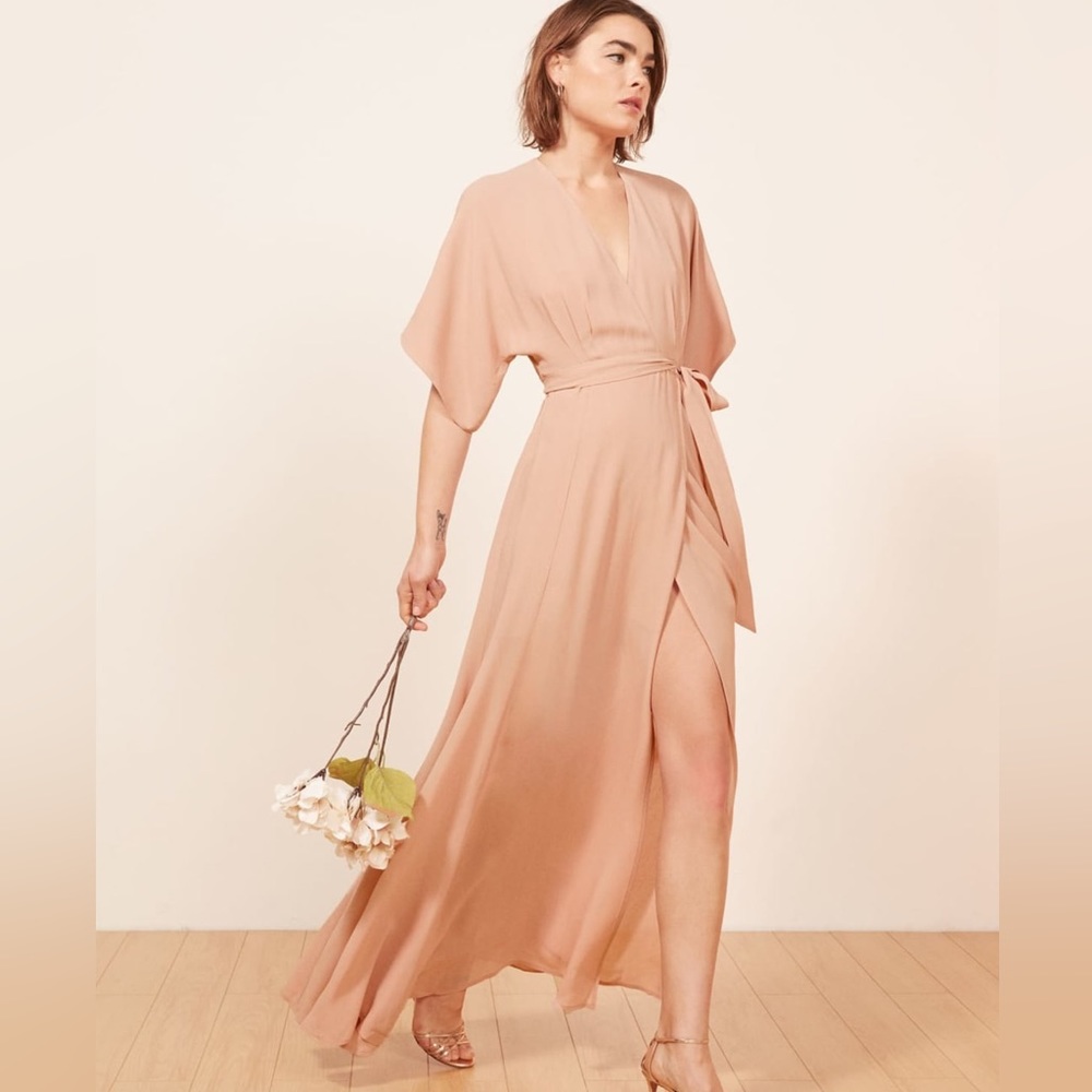 Reformation Winslow Wrap Maxi Dress